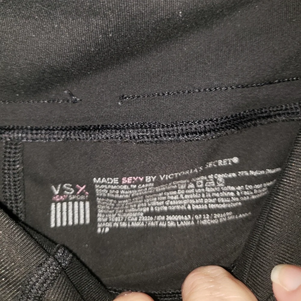 Victoria's Secret Black and Gray Leggings